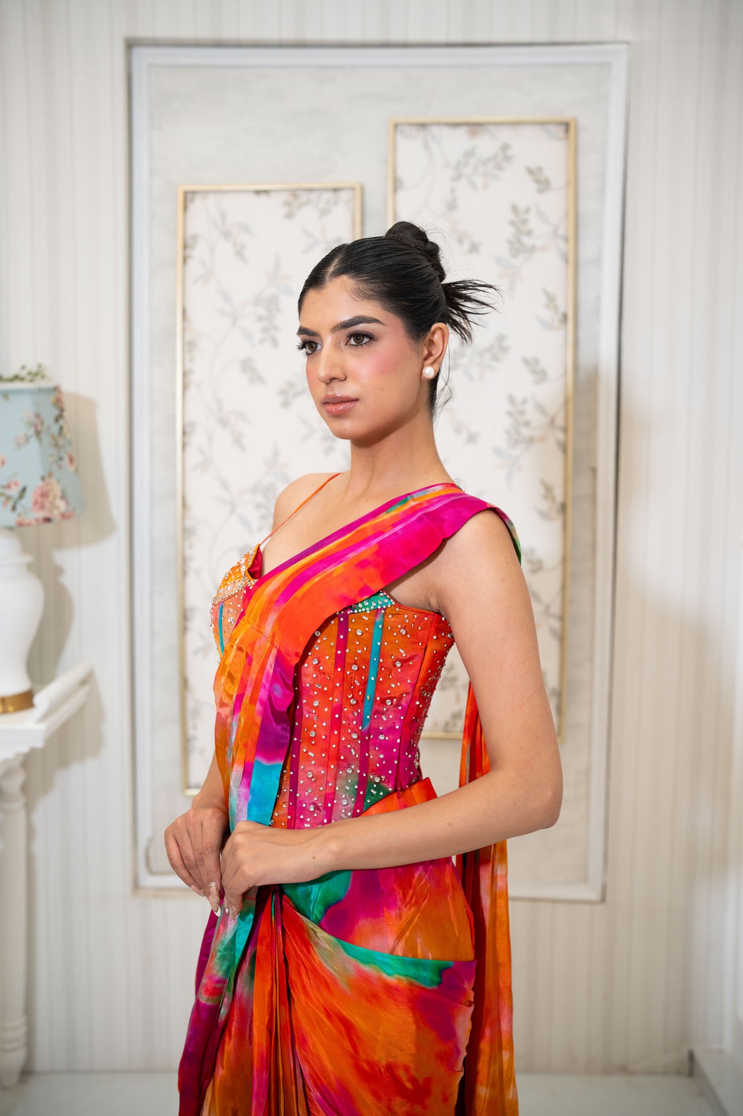Rangrez Sunset Drape Saree