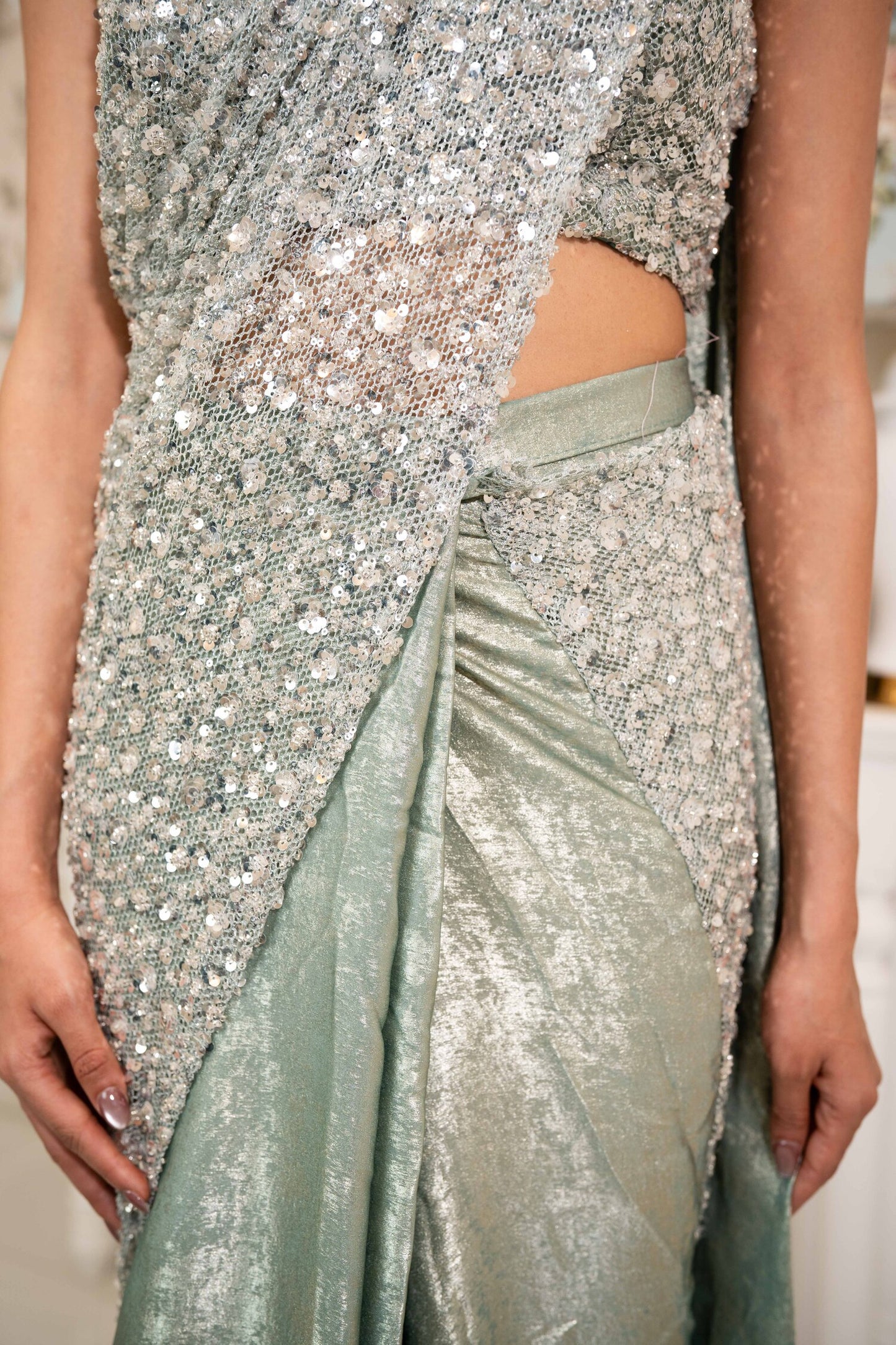 Moonstone Drape Saree