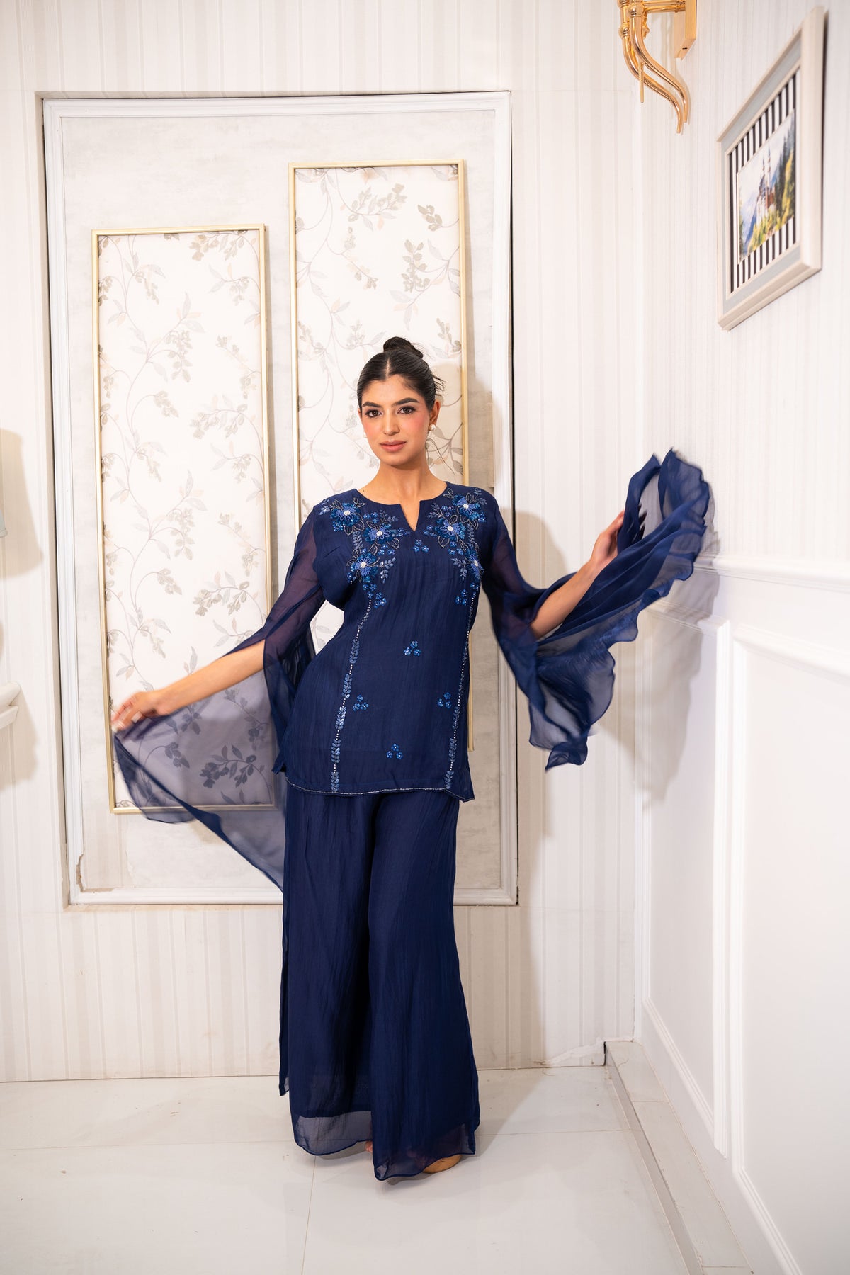 Midnight Bloom Co-Ord Set
