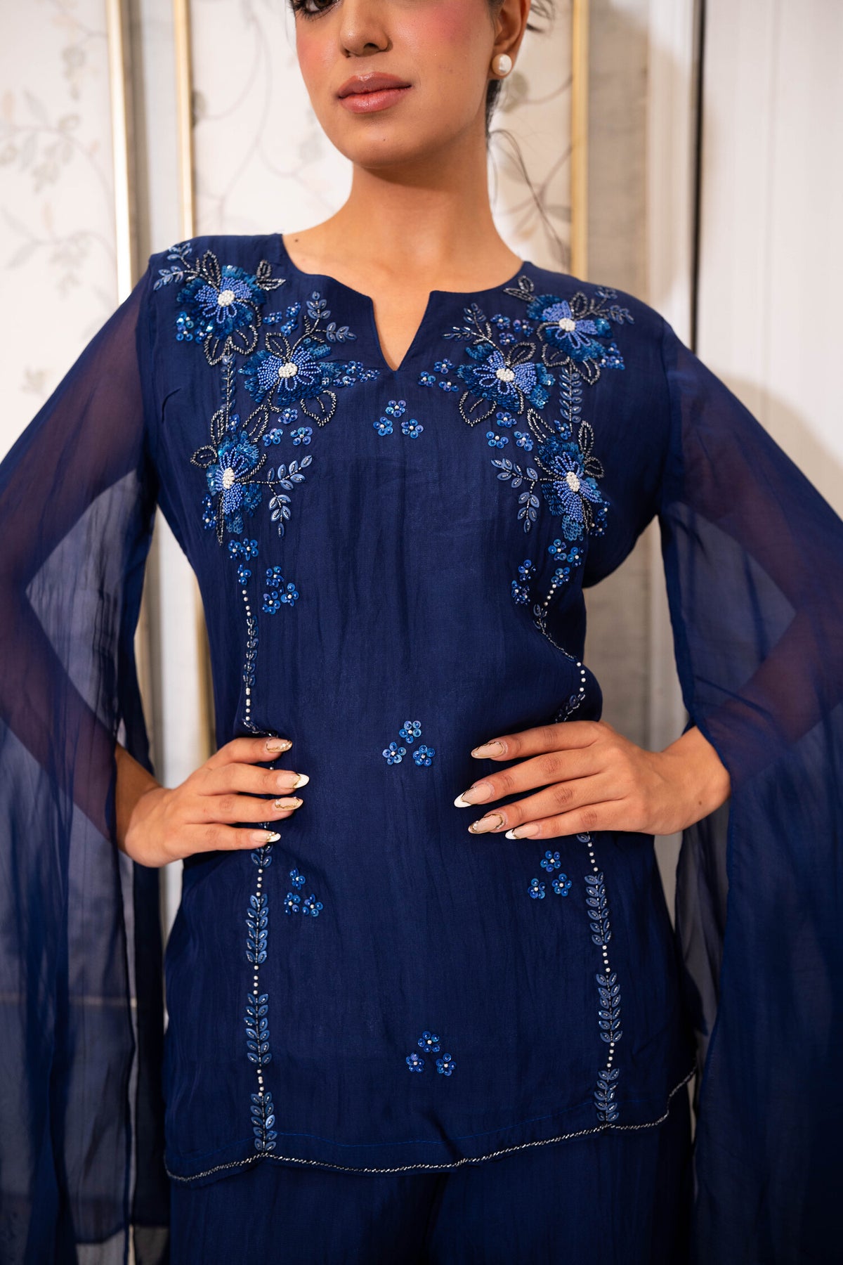 Midnight Bloom Co-Ord Set