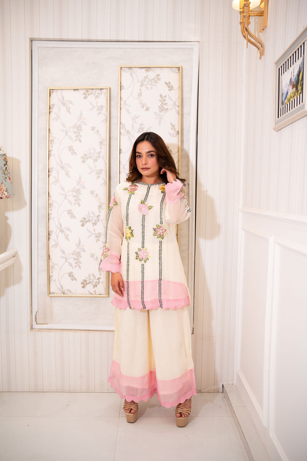Ivory Garden Appliqué Set