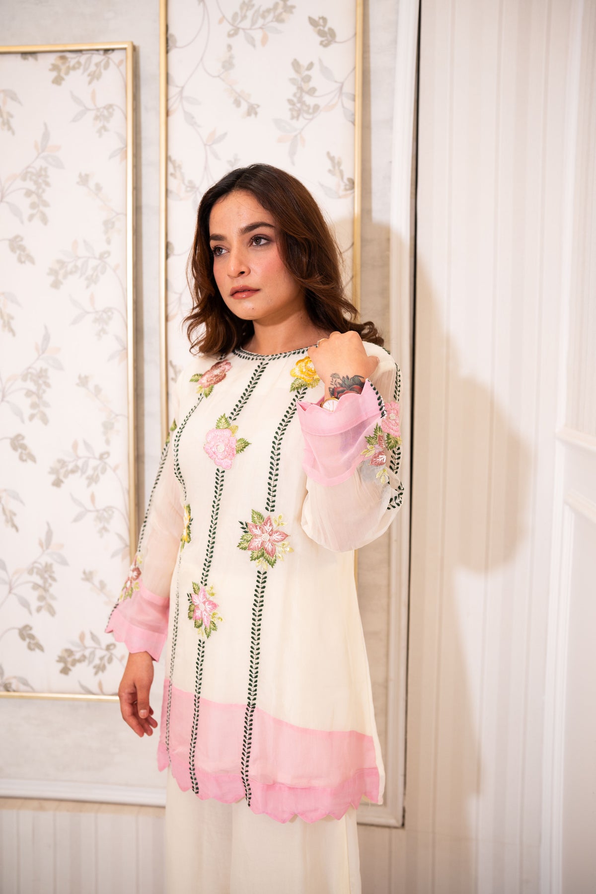 Ivory Garden Appliqué Set
