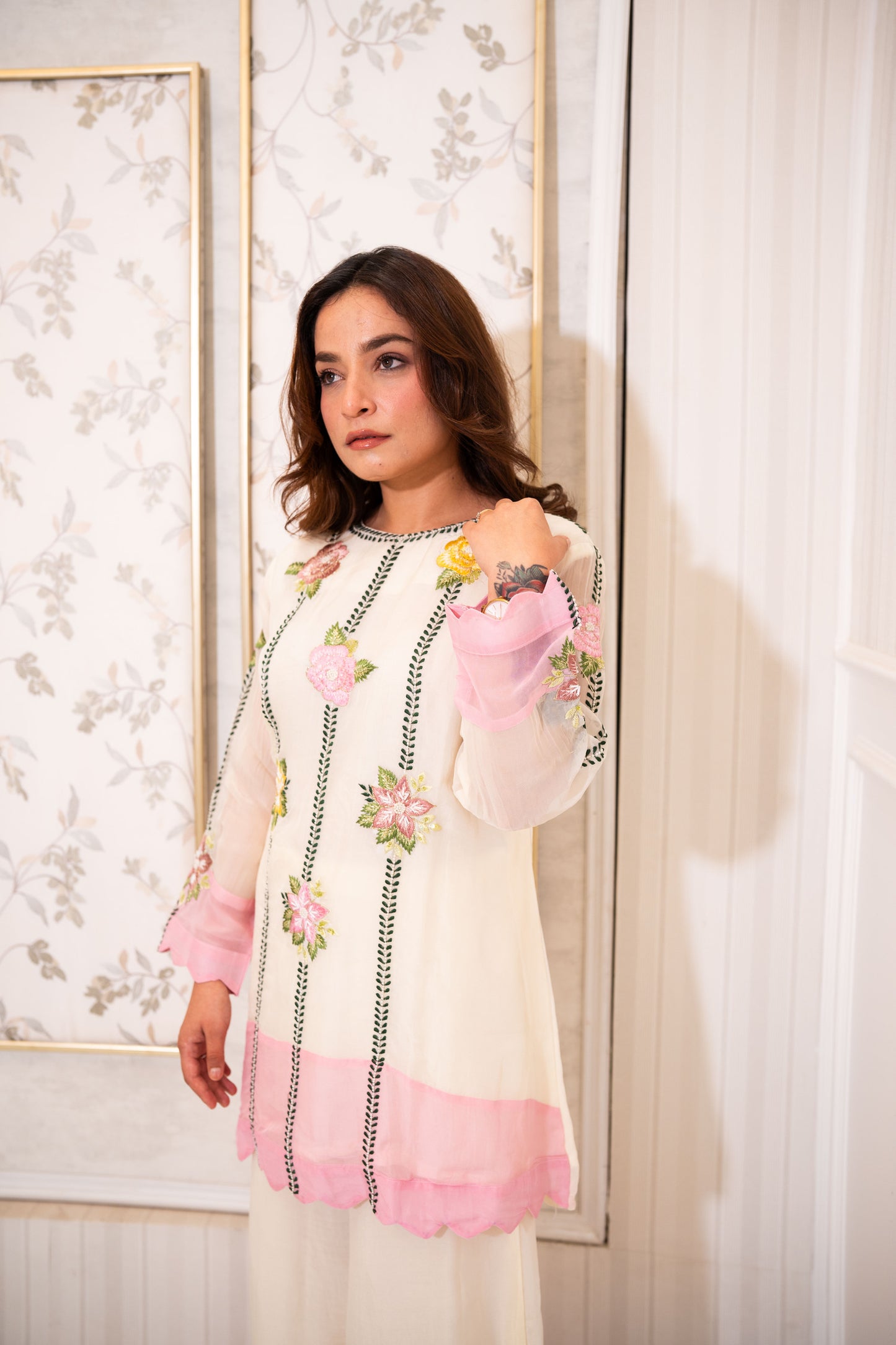 Ivory Garden Appliqué Set