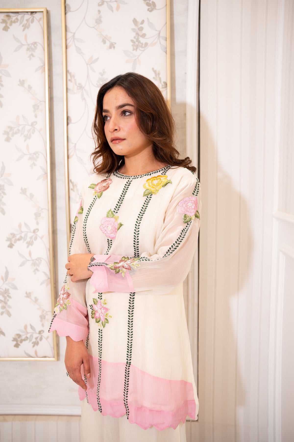 Ivory Garden Appliqué Set