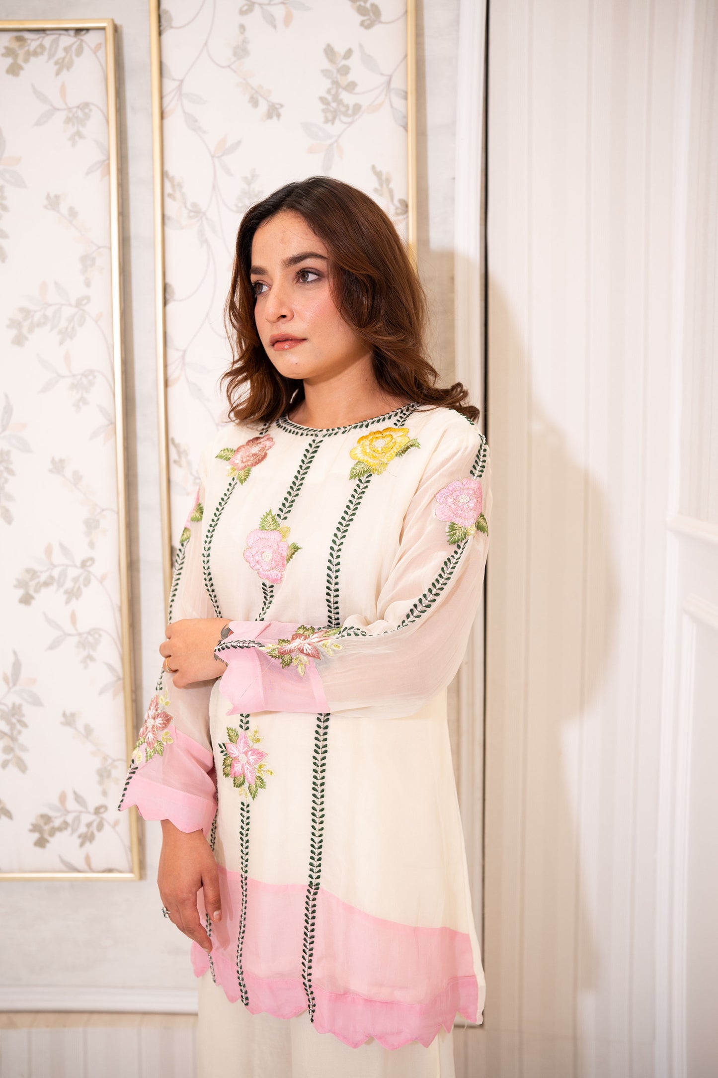Ivory Garden Appliqué Set