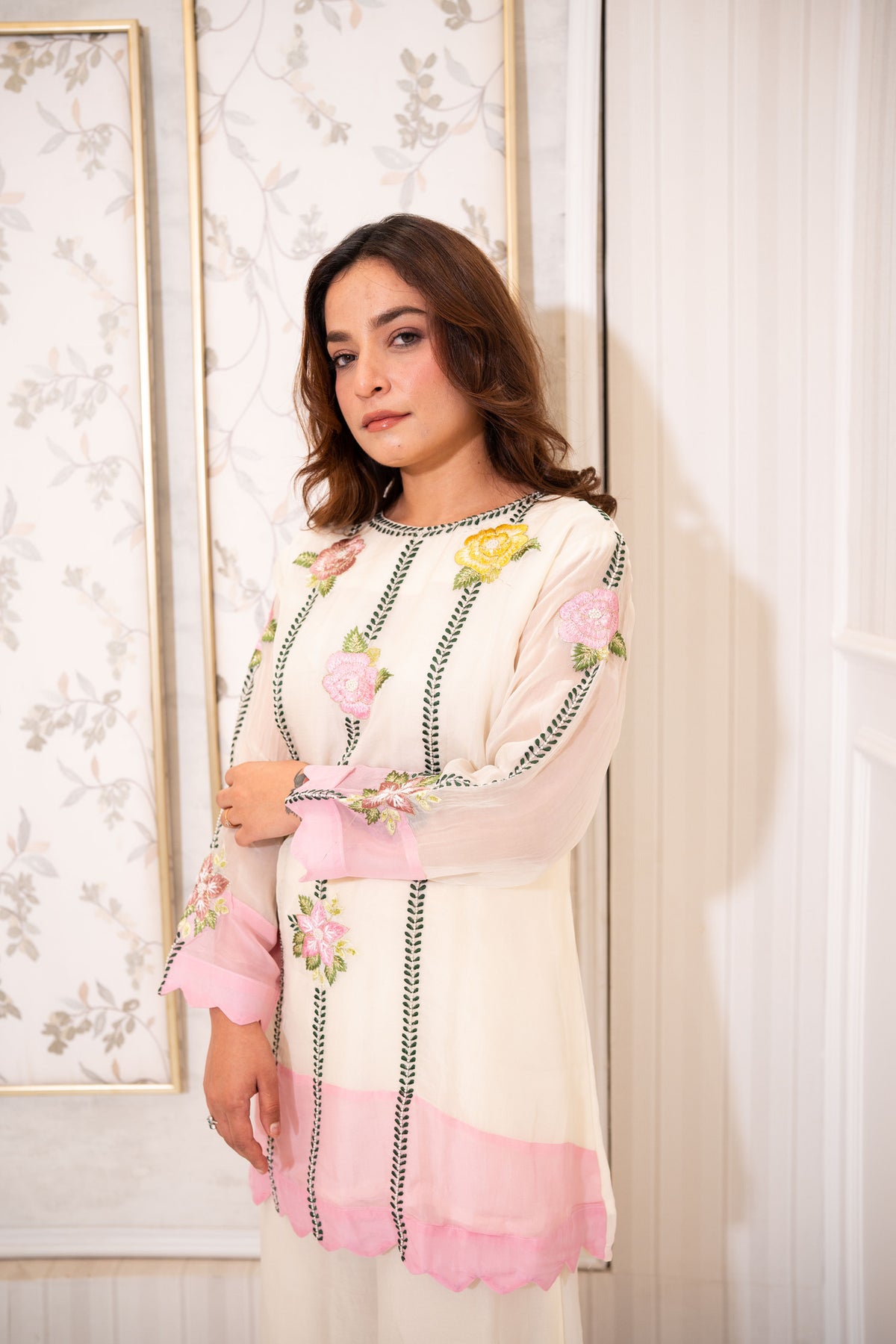 Ivory Garden Appliqué Set