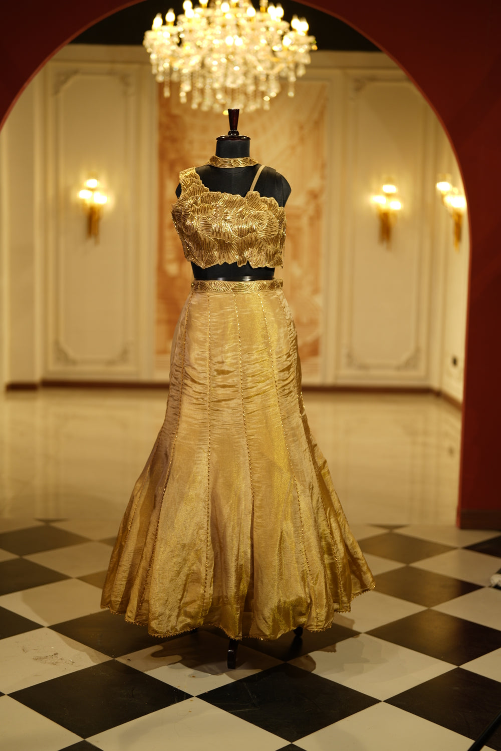Auric Dynasty Lehenga