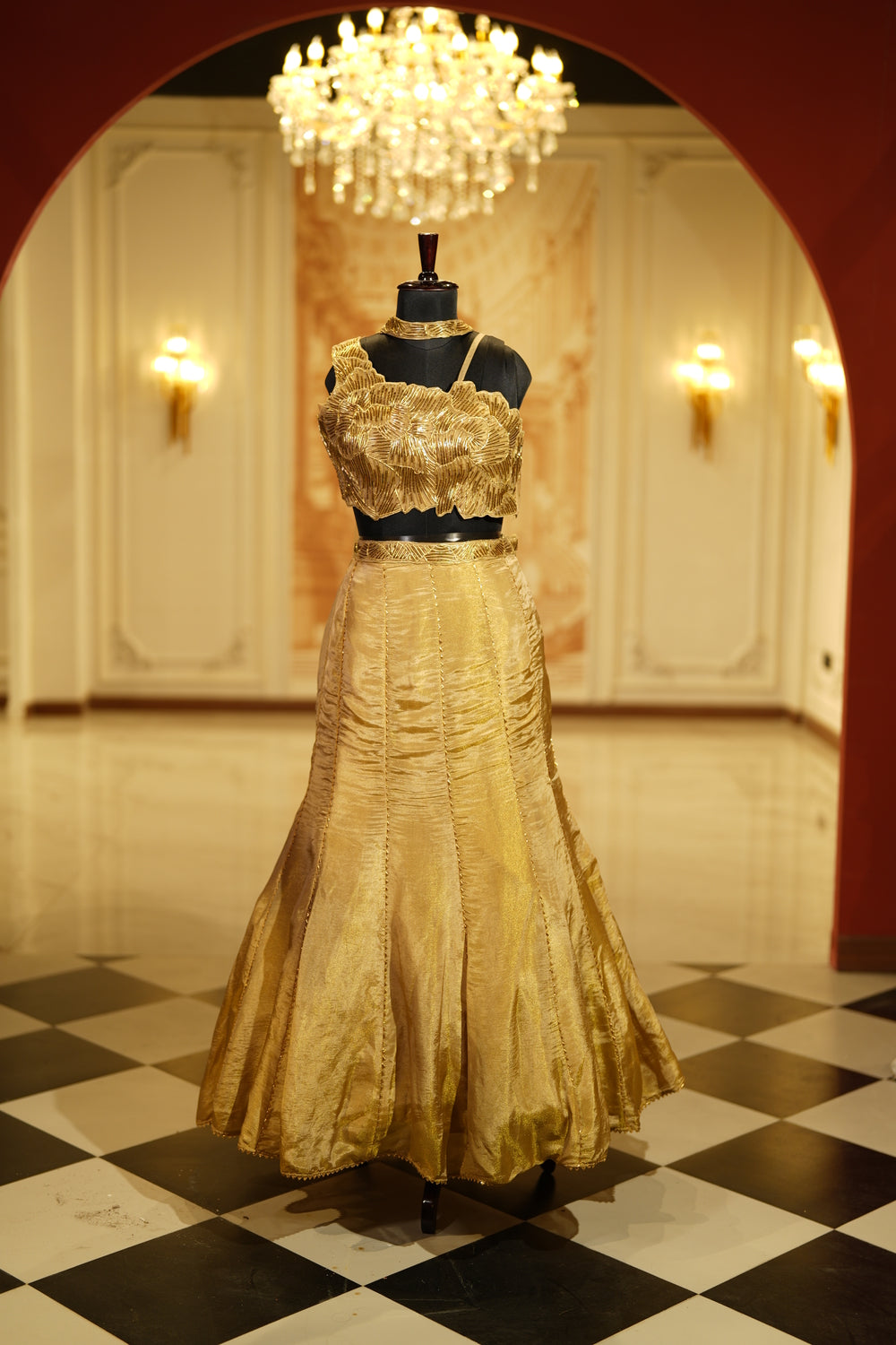 Auric Dynasty Lehenga