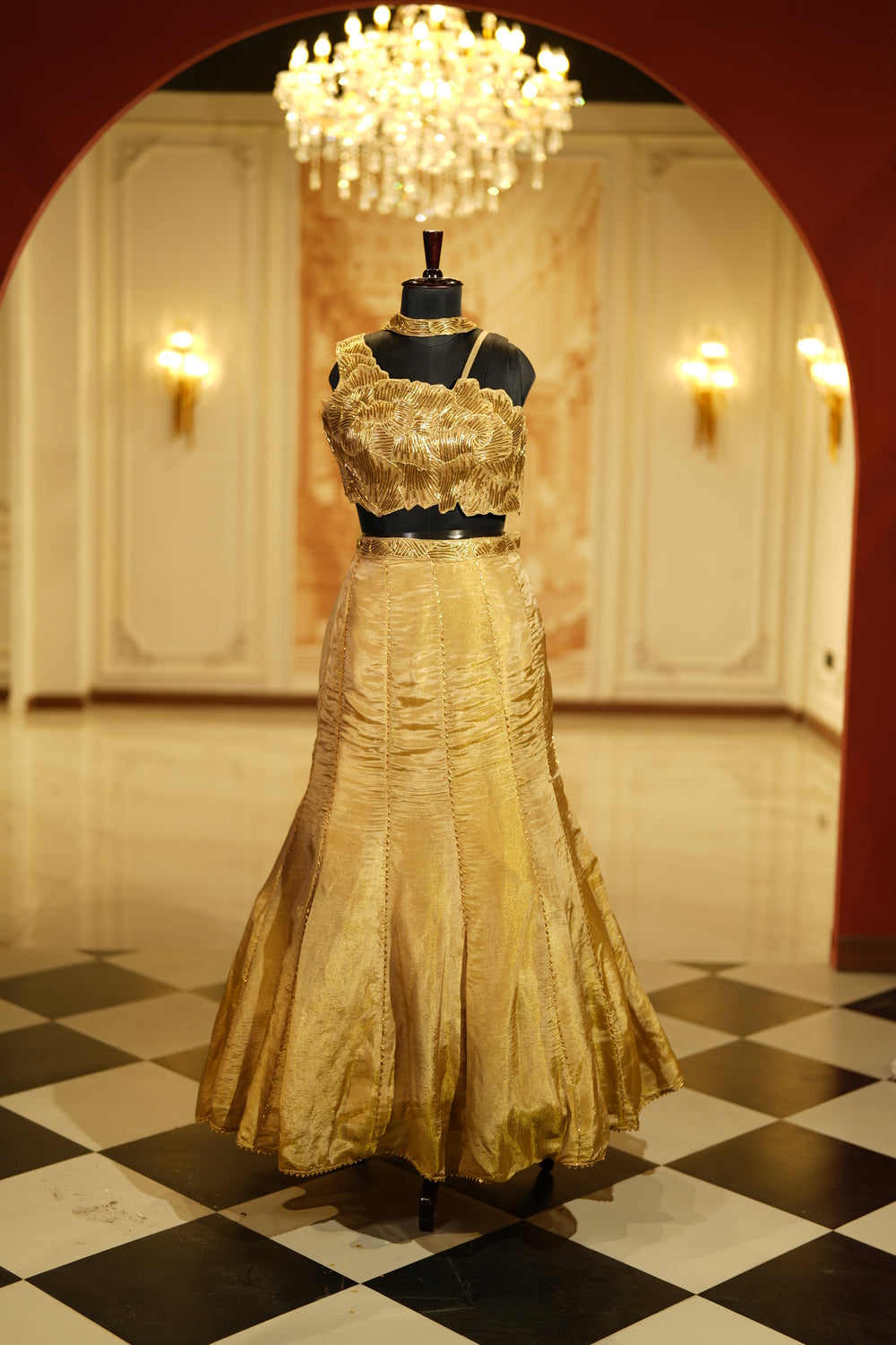 Auric Dynasty Lehenga