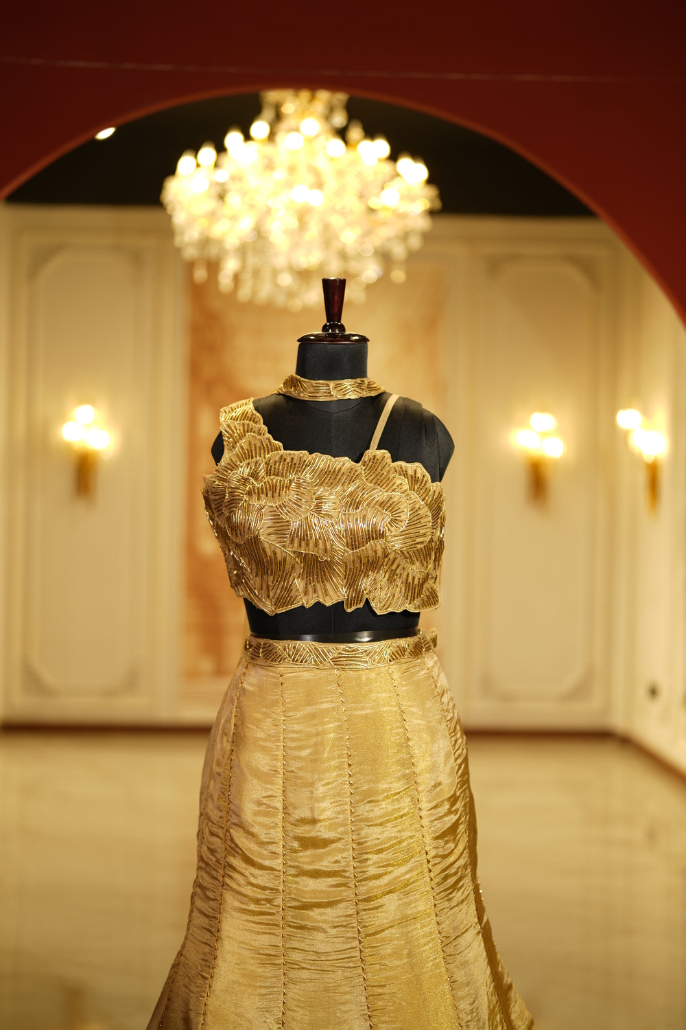 Auric Dynasty Lehenga