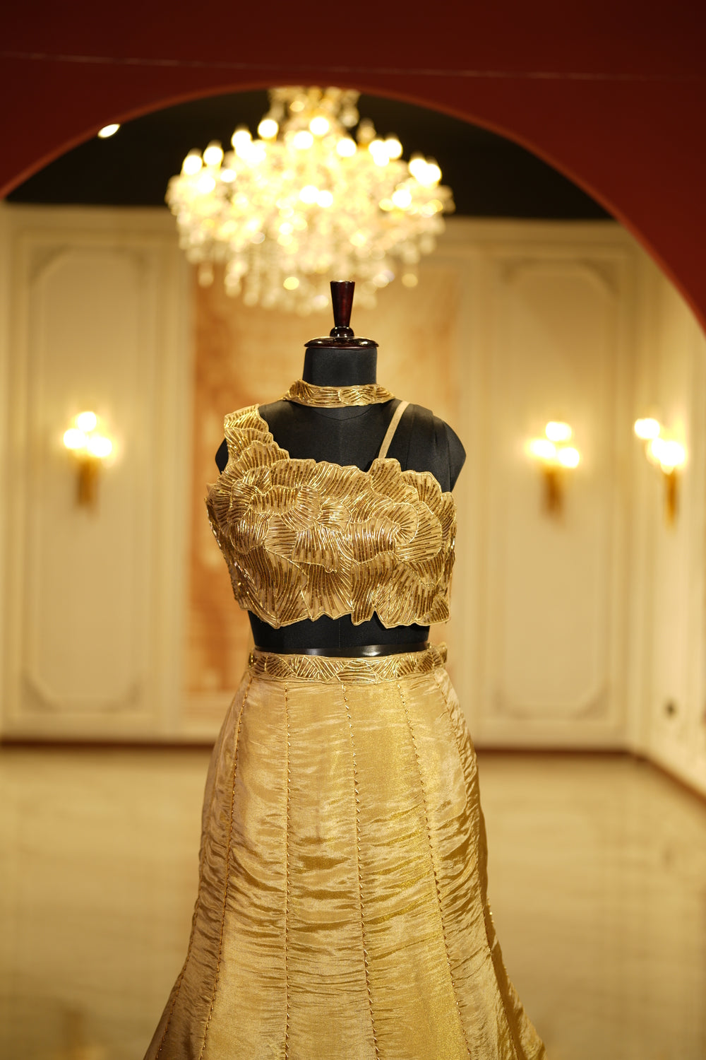 Auric Dynasty Lehenga