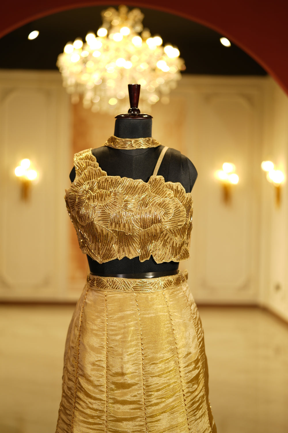 Auric Dynasty Lehenga