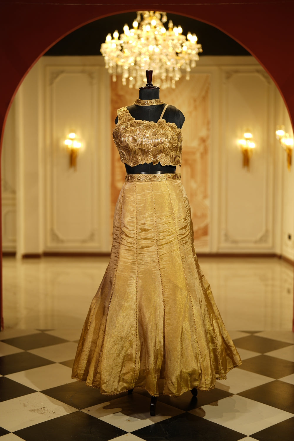Auric Dynasty Lehenga