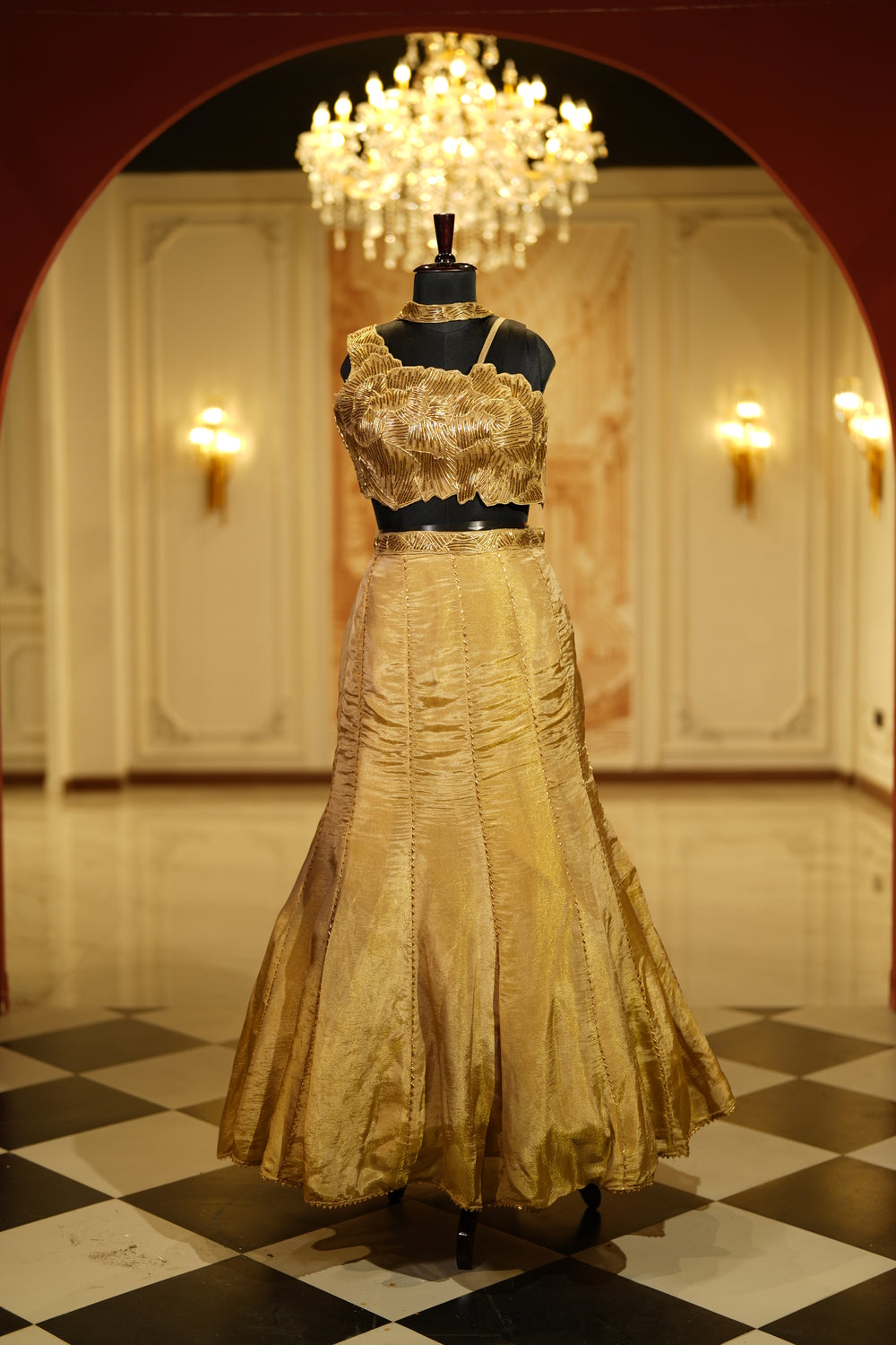 Auric Dynasty Lehenga