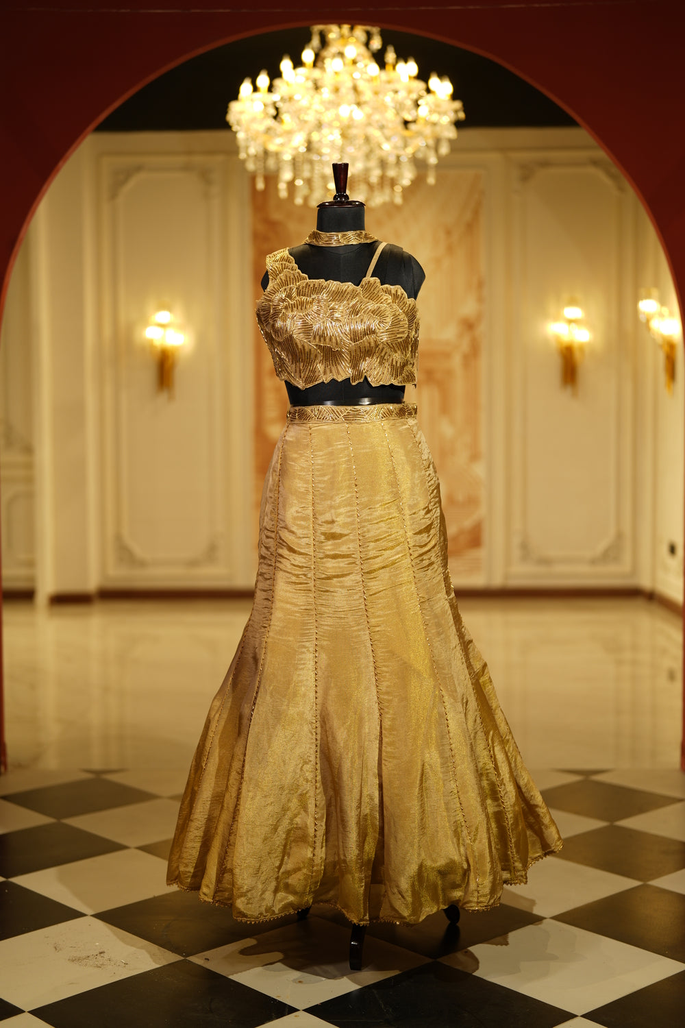 Auric Dynasty Lehenga