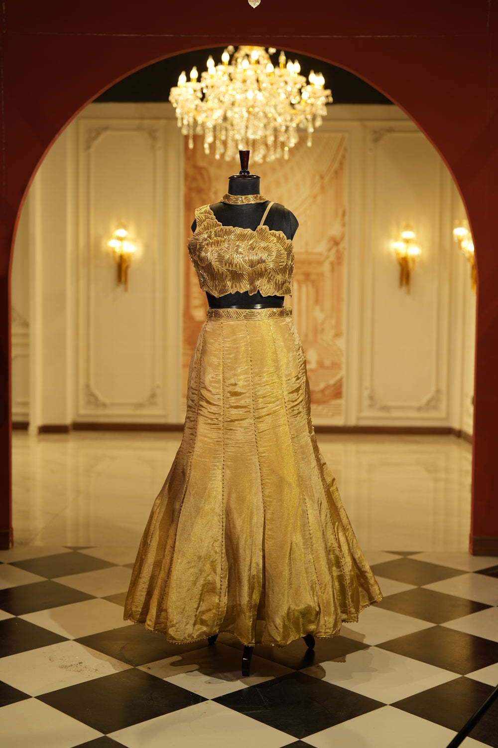 Auric Dynasty Lehenga
