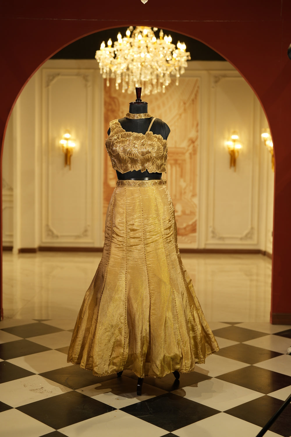 Auric Dynasty Lehenga