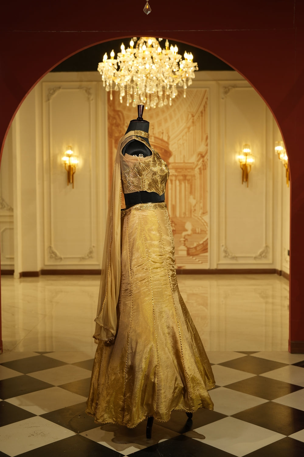 Auric Dynasty Lehenga