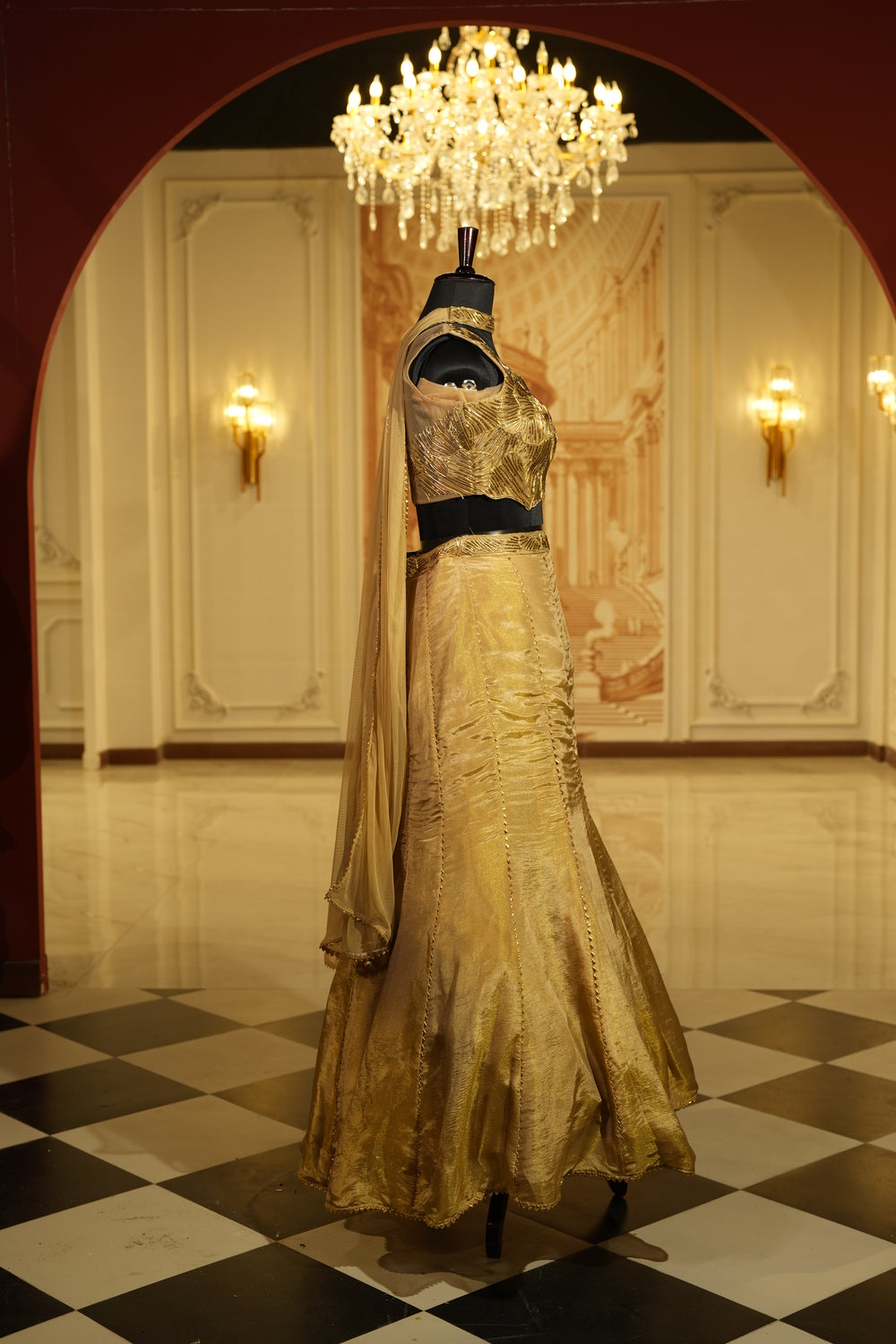 Auric Dynasty Lehenga