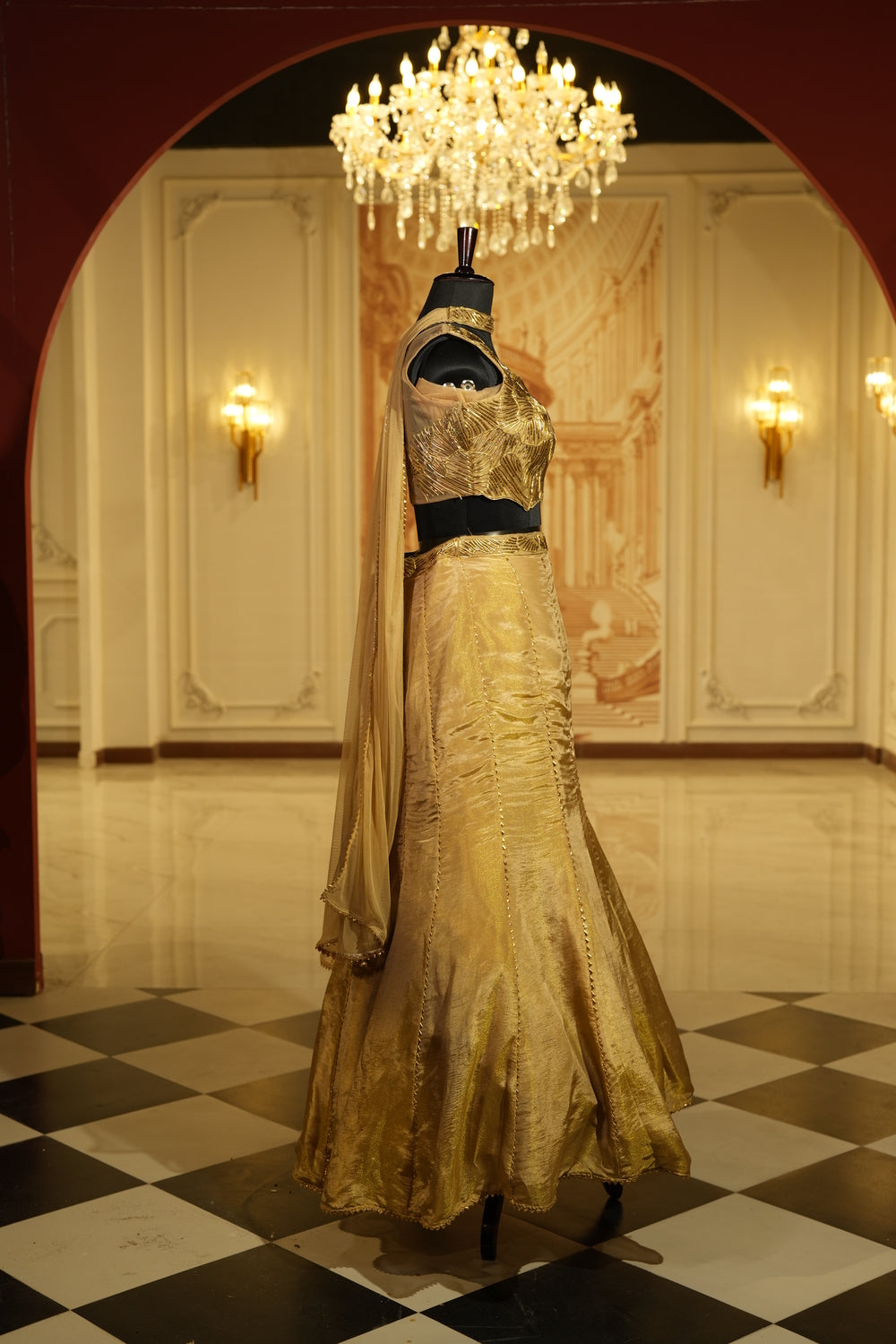 Auric Dynasty Lehenga