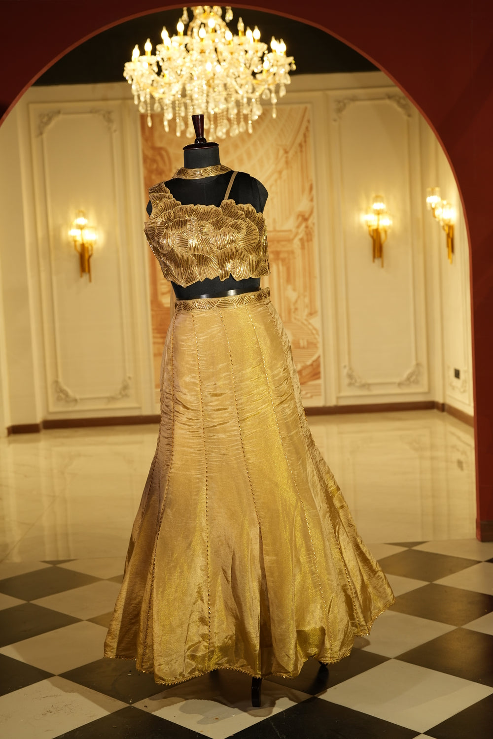 Auric Dynasty Lehenga