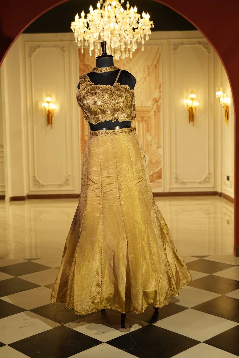 Auric Dynasty Lehenga