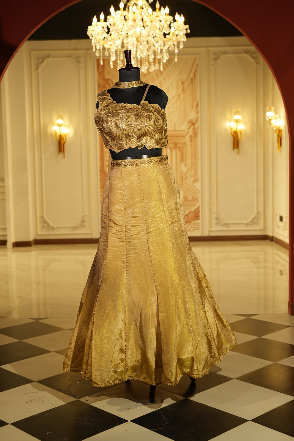 Auric Dynasty Lehenga