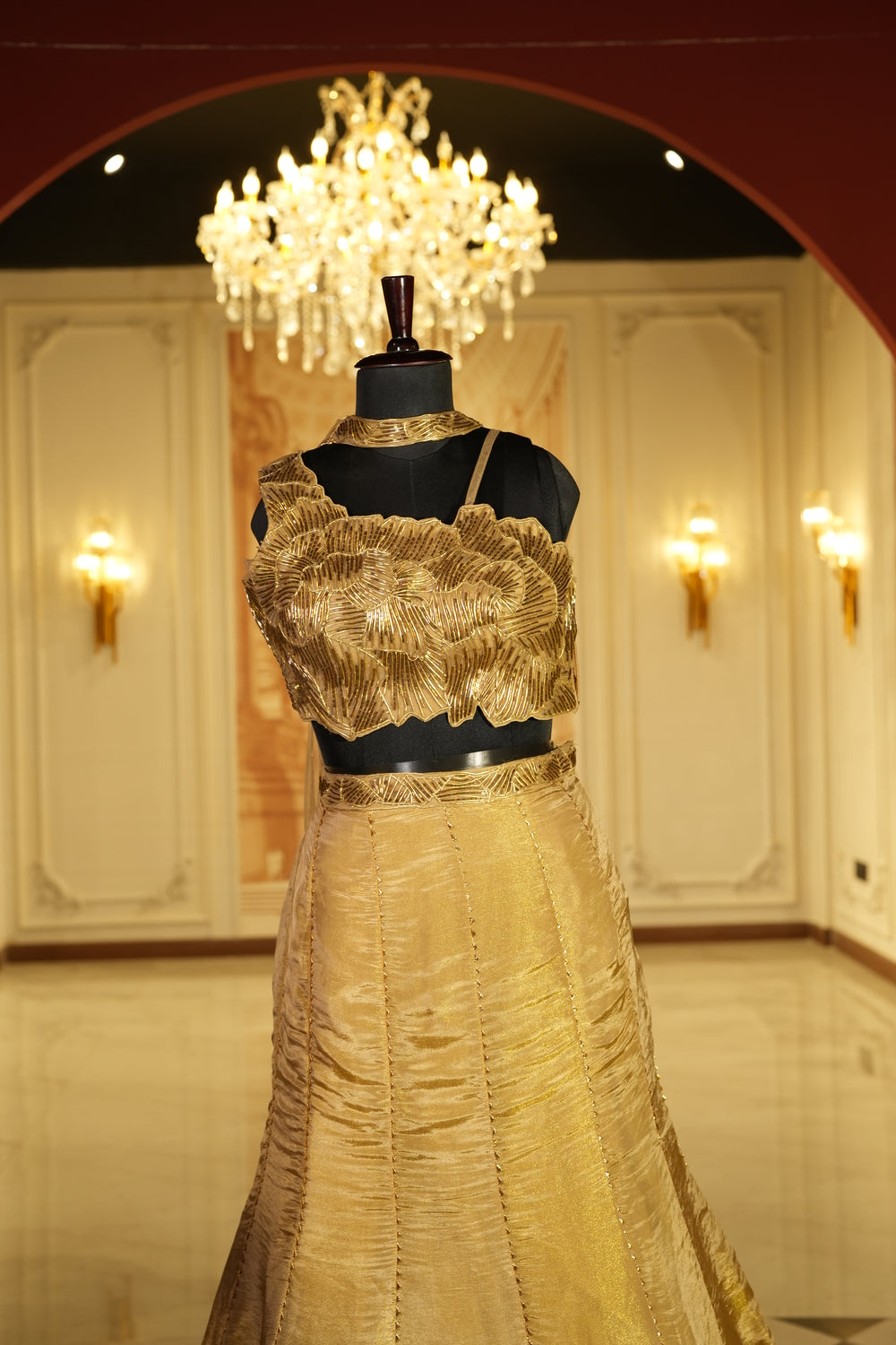 Auric Dynasty Lehenga