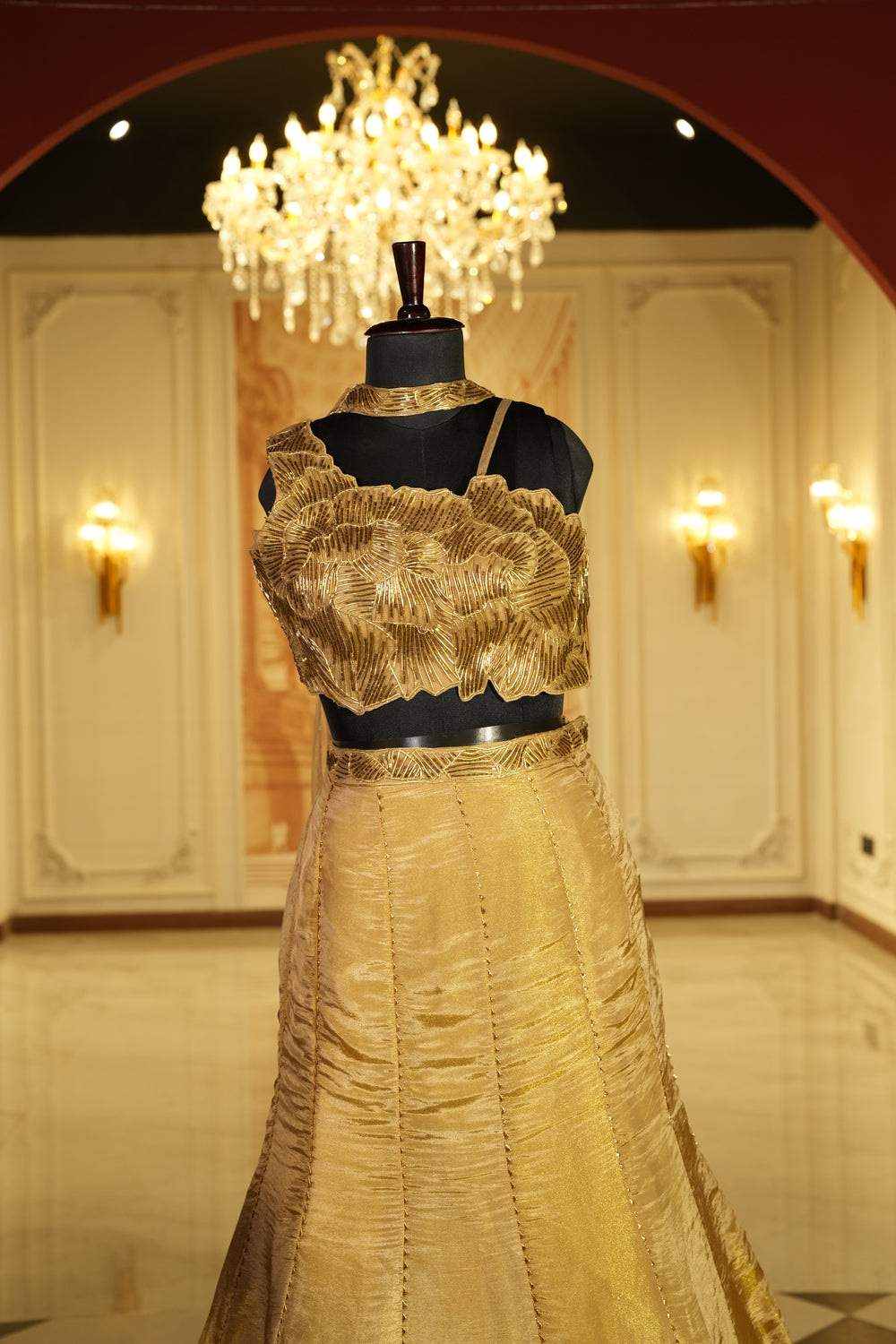 Auric Dynasty Lehenga