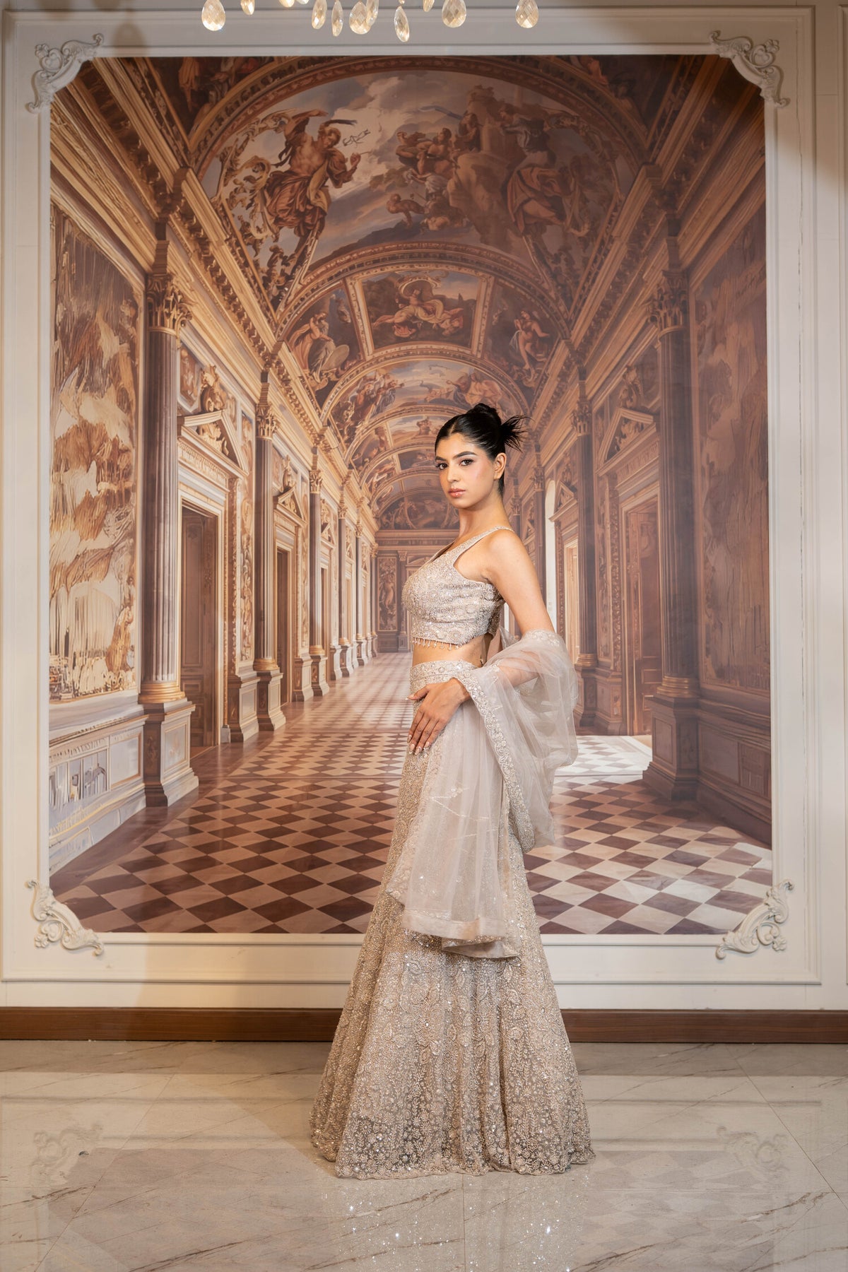 Moonbeam Reverie Lehenga