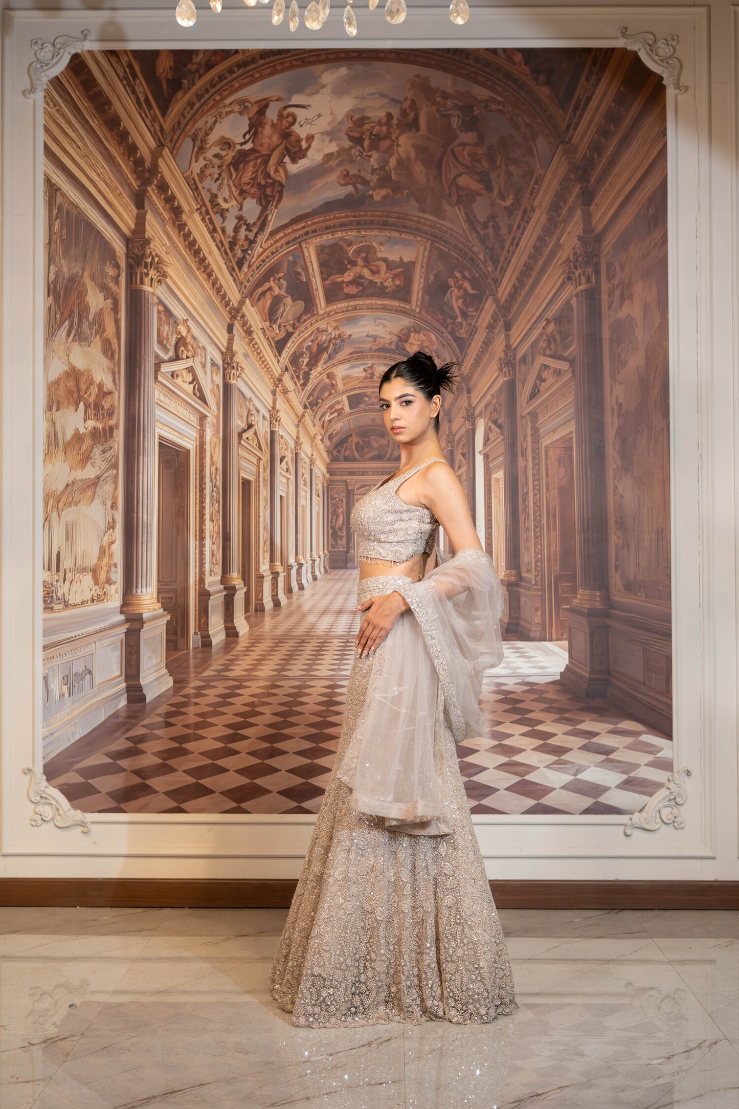 Moonbeam Reverie Lehenga