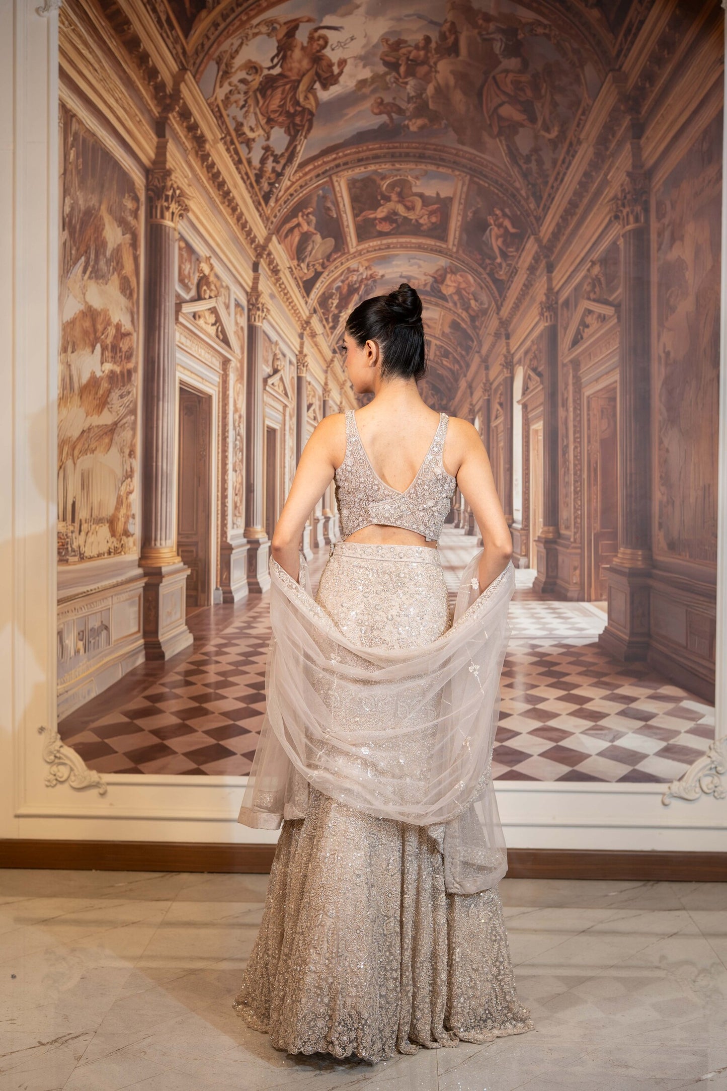 Moonbeam Reverie Lehenga