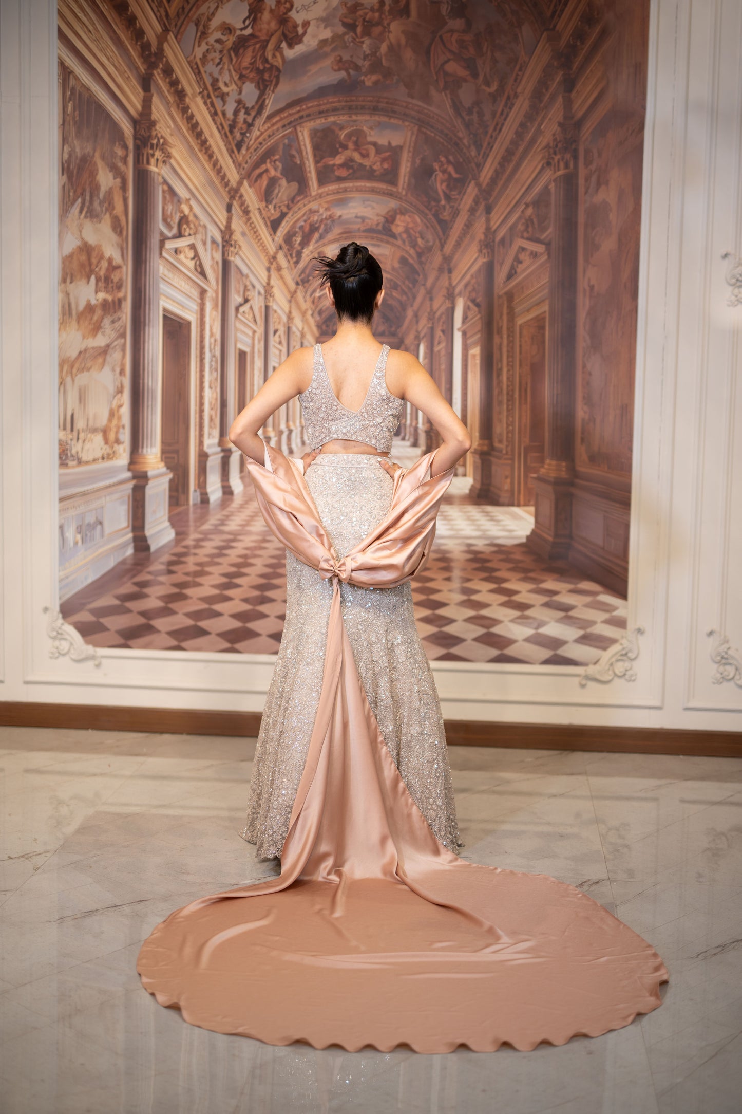 Moonbeam Reverie Lehenga