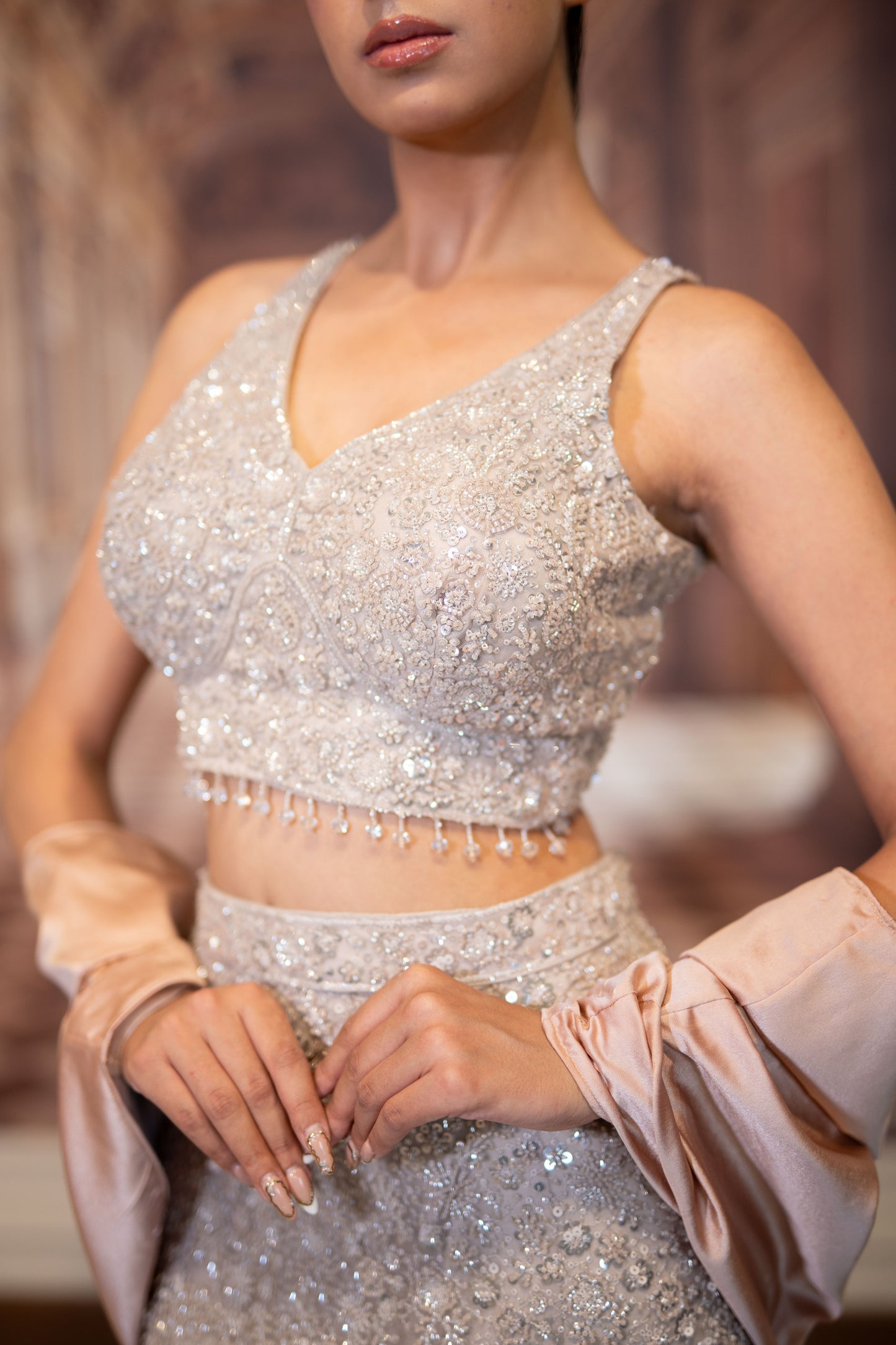 Moonbeam Reverie Lehenga