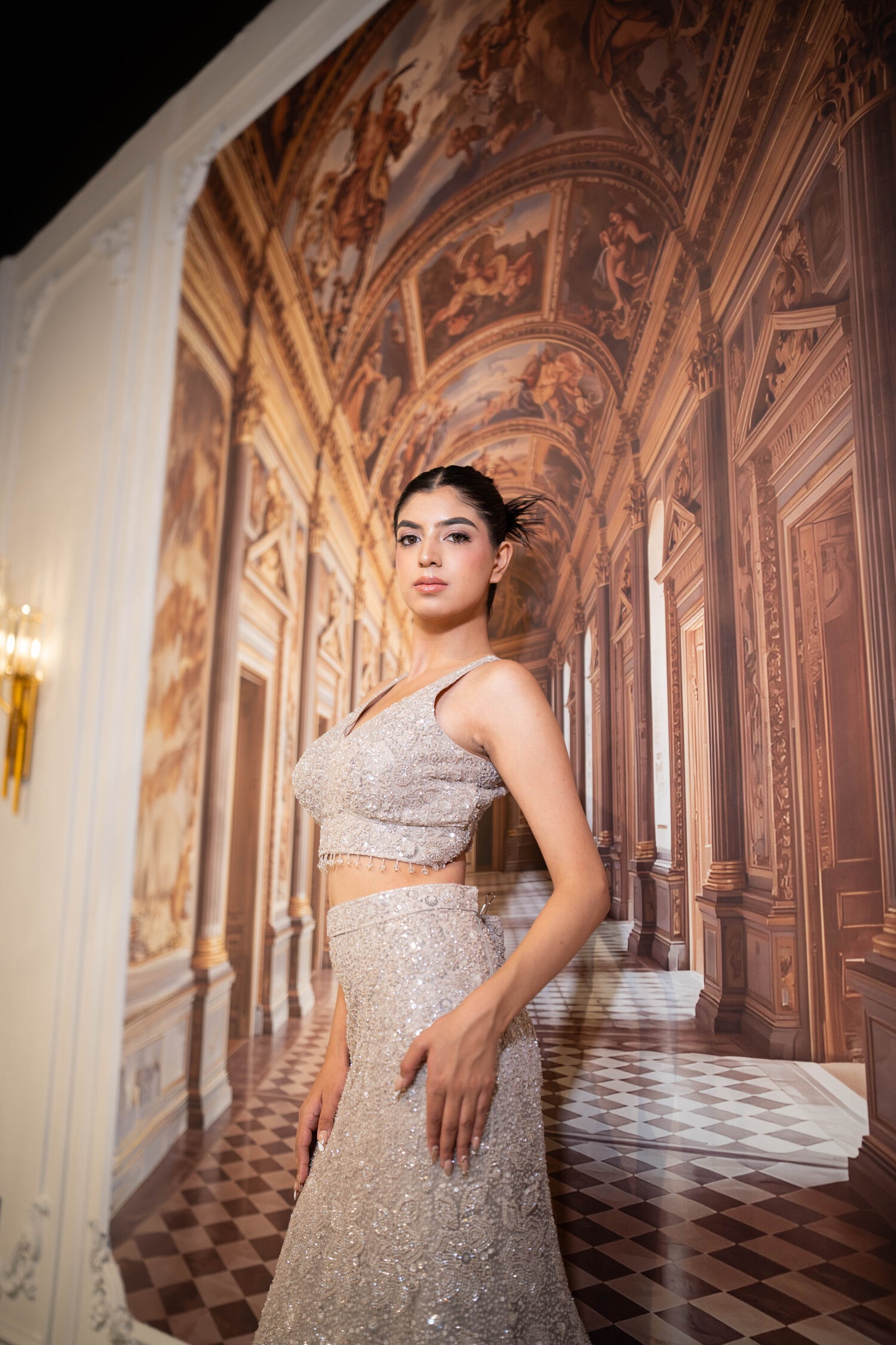 Moonbeam Reverie Lehenga