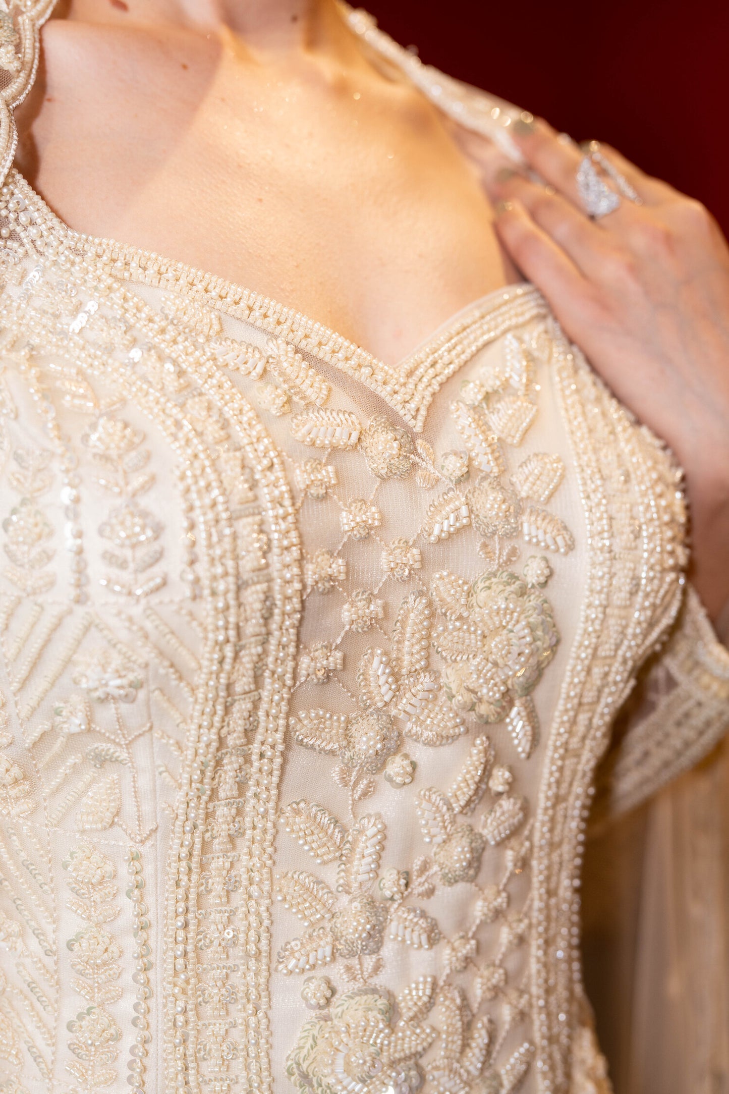 Noor-e-Ivory Cape Set