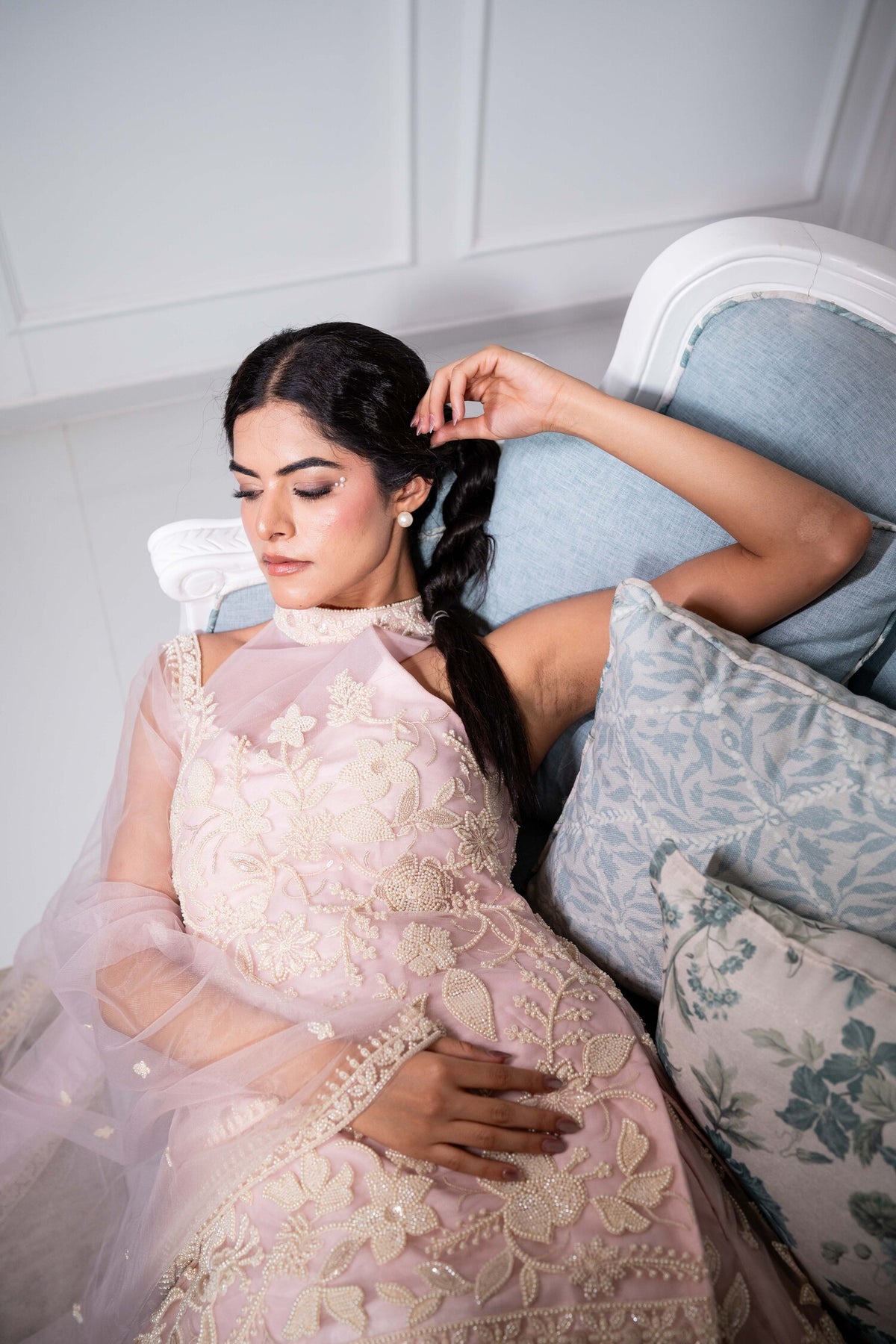 Blush Garden Sharara Set